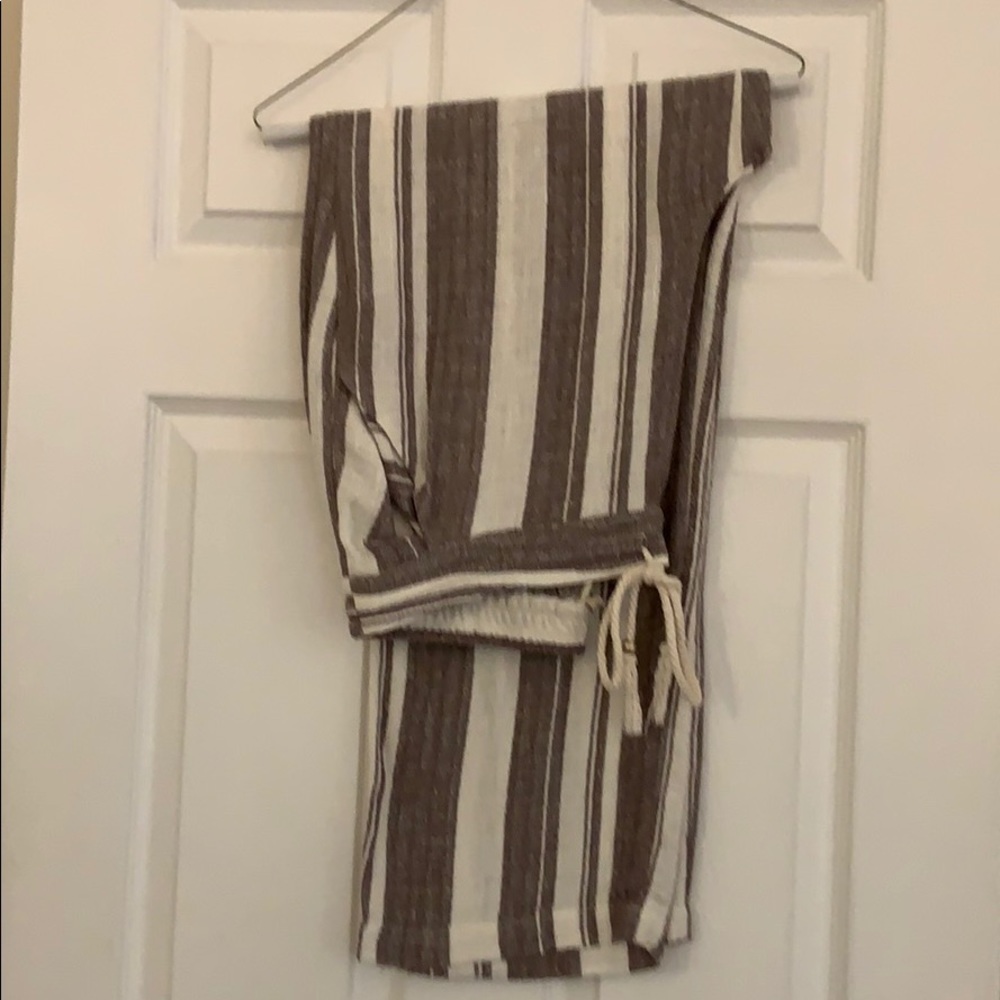 Soft Surroundings striped cabana pants. Medium!